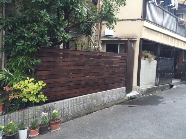 【AFTER】板塀施工